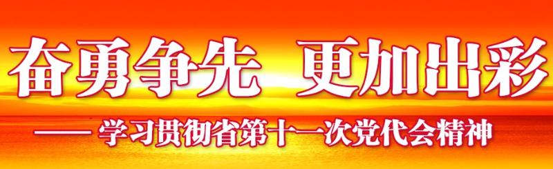 奮勇爭先，更加出彩——學(xué)習(xí)貫徹省第十一次黨代會精神